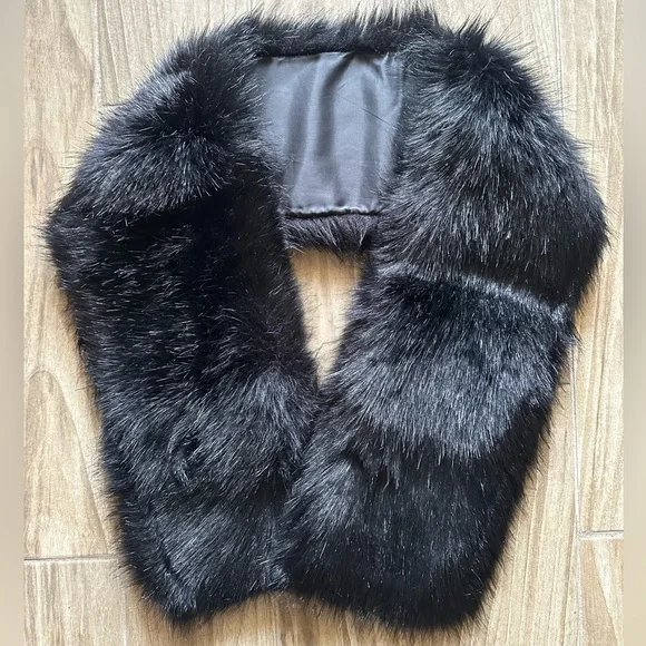 Faux Fur Scarf Wrap Collar Shawl Shrug - Picture 7 of 7